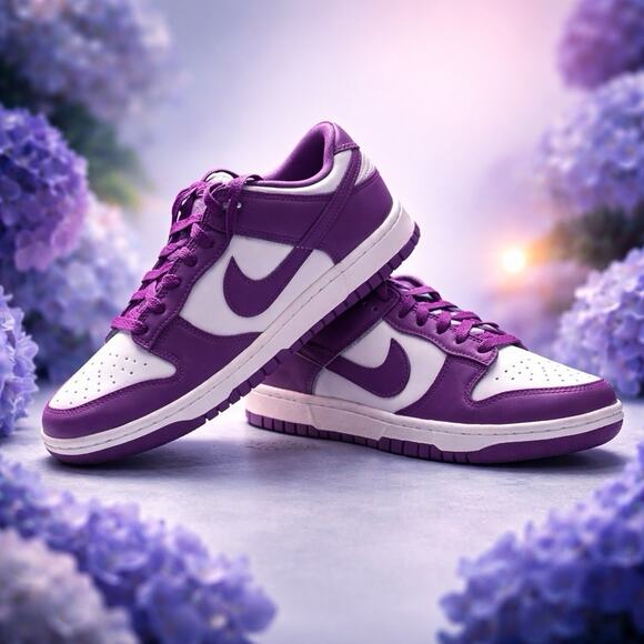 Nike Shoes - Men’s 8.5 Nike Dunk Low Next Nature Rush Fuchsia New No box